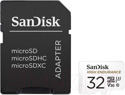 Карта памяти SanDisk 32GB (SDSQQNR-032G-GN6IA) от компании Бесплатная доставка по Беларуси - фото 1