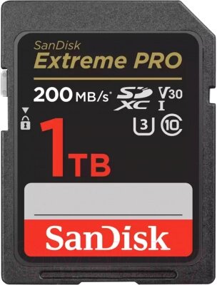 Карта памяти SanDisk Extreme Pro SDXC 1TB (SDSDXXD-1T00-GN4IN) от компании Бесплатная доставка по Беларуси - фото 1