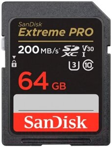 Карта памяти sandisk extreme PRO SDXC 64GB (sdsdxxu-064G-GN4in)