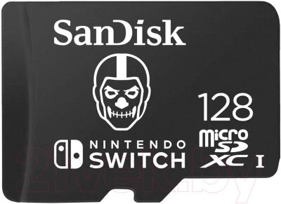 Карта памяти SanDisk Micro SDXC 128GB UHS-I (SDSQXAO-128G-GN6ZG) от компании Бесплатная доставка по Беларуси - фото 1