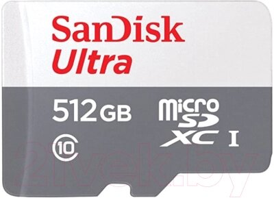 Карта памяти SanDisk Micro SDXC 512GB UHS-I (SDSQUNR-512G-GN3MN) от компании Бесплатная доставка по Беларуси - фото 1