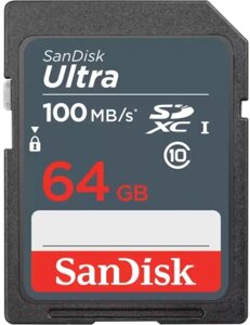 Карта памяти SanDisk Ultra SDHC Memory Card 64GB