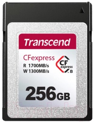 Карта памяти Transcend CFE820 CFexpress Type B 256GB (TS256GCFE820) от компании Бесплатная доставка по Беларуси - фото 1