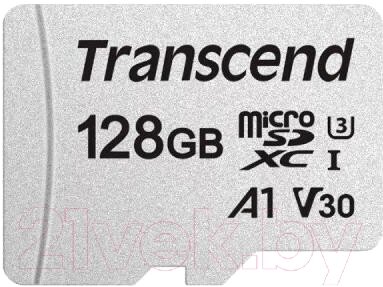 Карта памяти Transcend microSDXC 128GB UHS-I V30 (TS128GUSD300S) от компании Бесплатная доставка по Беларуси - фото 1