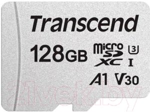 Карта памяти transcend microsdxc 128GB UHS-I V30 (TS128GUSD300S)