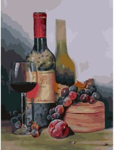Картина по номерам БЕЛОСНЕЖКА Красное вино / 531-AS