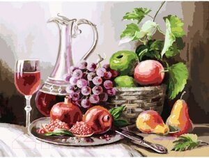 Картина по номерам БЕЛОСНЕЖКА Натюрморт с фруктами / 129-AS