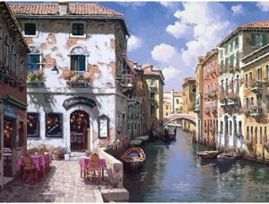 Картина по номерам БЕЛОСНЕЖКА Венецианские дома / 631-AB
