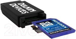 Картридер delkin USB 3.0 dual slot microsd/SD reader (ddreader-46)