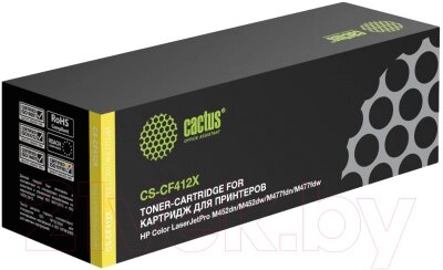 Картридж Cactus CS-CF412X от компании Бесплатная доставка по Беларуси - фото 1