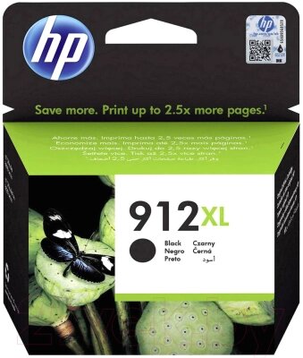 Картридж HP 912XL High Yield Black (3YL84AE) от компании Бесплатная доставка по Беларуси - фото 1