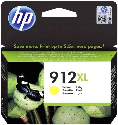 Картридж HP 912XL High Yield Yellow (3YL83AE) от компании Бесплатная доставка по Беларуси - фото 1