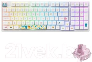 Клавиатура Akko 3098B Doraemon Rainbow 3 Modes RGB Hot Swap Jelly Pink / 1746247