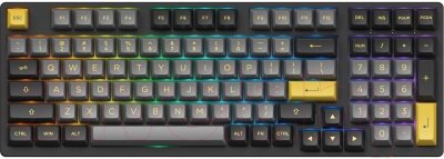 Клавиатура Akko 3098N Black&Gold 3 Modes RGB/TTC Switch Demon / 1746099 от компании Бесплатная доставка по Беларуси - фото 1