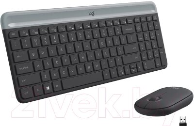 Клавиатура+мышь Logitech MK470 Slim Wireless Combo / 920-009206 от компании Бесплатная доставка по Беларуси - фото 1