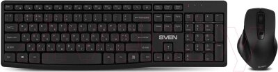 Клавиатура+мышь Sven KB-C3500W от компании Бесплатная доставка по Беларуси - фото 1