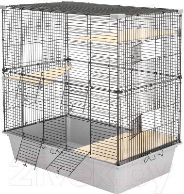 Клетка для грызунов Дарэленд Craft 80 Шиншилла-2 / 4381св-сер-черн от компании Бесплатная доставка по Беларуси - фото 1
