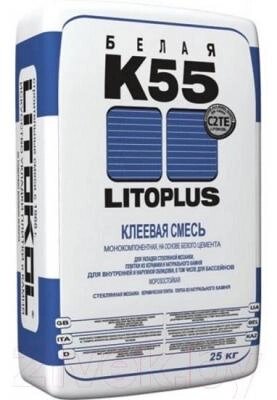 Клей для плитки Litokol Litoplus K55 от компании Бесплатная доставка по Беларуси - фото 1