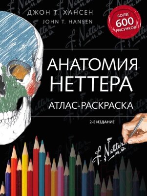 Книга Эксмо Анатомия Неттера: атлас-раскраска от компании Бесплатная доставка по Беларуси - фото 1