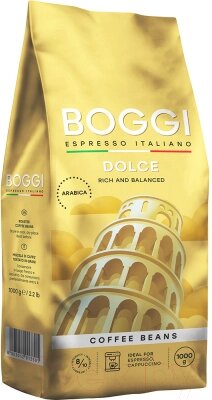 Кофе в зернах Boggi Dolce от компании Бесплатная доставка по Беларуси - фото 1