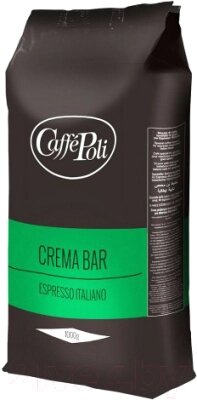 Кофе в зернах Caffe Poli Crema Bar 30% арабика от компании Бесплатная доставка по Беларуси - фото 1