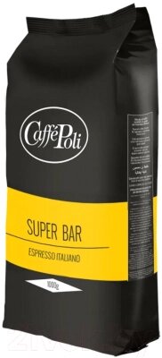 Кофе в зернах Caffe Poli Super Bar 90% арабика от компании Бесплатная доставка по Беларуси - фото 1