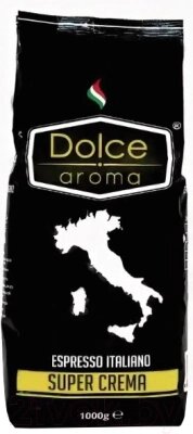 Кофе в зернах Dolce Aroma Super Crema от компании Бесплатная доставка по Беларуси - фото 1