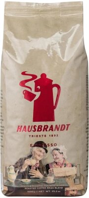 Кофе в зернах Hausbrandt Espresso 50/50 от компании Бесплатная доставка по Беларуси - фото 1