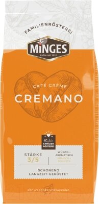 Кофе в зернах Minges Cafe Cremano 60% арабика, 40% робуста от компании Бесплатная доставка по Беларуси - фото 1