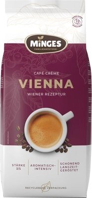 Кофе в зернах Minges Cafe Creme Vienna 30% арабика, 70% робуста от компании Бесплатная доставка по Беларуси - фото 1