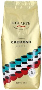 Кофе в зернах O'ccaffe Cremoso 50% арабика 50% робуста