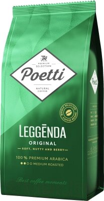 Кофе в зернах Poetti Leggenda Original от компании Бесплатная доставка по Беларуси - фото 1