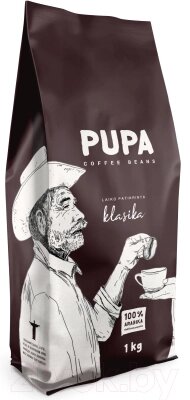 Кофе в зернах PUPA Classic 100% Арабика от компании Бесплатная доставка по Беларуси - фото 1
