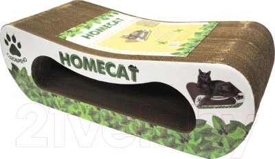 Когтеточка Homepet Мятная волна большая от компании Бесплатная доставка по Беларуси - фото 1