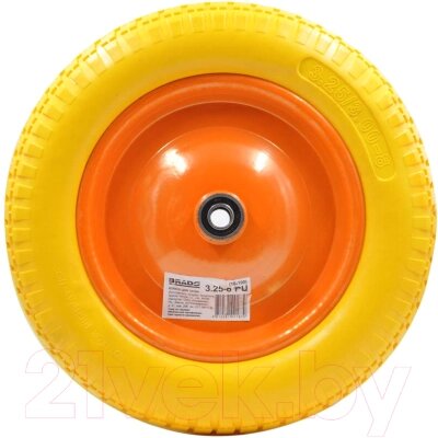 Колесо для тачки Brado 3.25-8 PU / 4812561001879 от компании Бесплатная доставка по Беларуси - фото 1