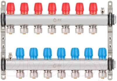 Коллекторная группа отопления AV Engineering AVE13500107 от компании Бесплатная доставка по Беларуси - фото 1
