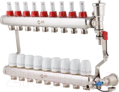 Коллекторная группа отопления AV Engineering AVE13600109 от компании Бесплатная доставка по Беларуси - фото 1