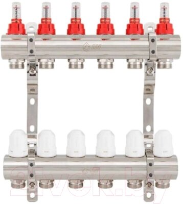 Коллекторная группа отопления AV Engineering AVE77700106K от компании Бесплатная доставка по Беларуси - фото 1