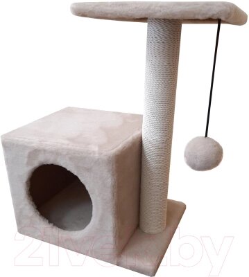 Комплекс для кошек Cat House С боковой полкой 0.58 от компании Бесплатная доставка по Беларуси - фото 1