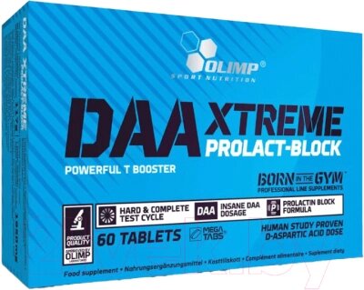 Комплекс для повышения тестостерона Olimp Sport Nutrition DAA Xtreme Prolact-Block от компании Бесплатная доставка по Беларуси - фото 1