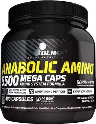 Комплексные аминокислоты Olimp Sport Nutrition Anabolic Amino 5500 Mega Caps от компании Бесплатная доставка по Беларуси - фото 1