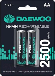 Комплект аккумуляторов Daewoo AA 2500mAh Ni-MH BL-2