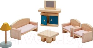 Комплект аксессуаров для кукольного домика Plan Toys Набор мебели для гостиной / 7355
