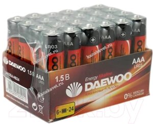 Комплект батареек Daewoo Energy LR03
