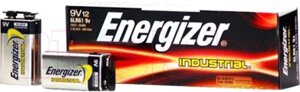 Комплект батареек Energizer EN22 Industrial 9V/6LR61/LR22 Alkaline 9V