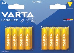 Комплект батареек Varta Longlife 16 AA LR6 / 4106214416