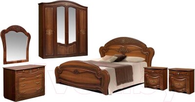Комплект мебели для спальни ФорестДекоГрупп Луиза 4 от компании Бесплатная доставка по Беларуси - фото 1