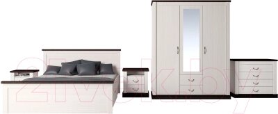 Комплект мебели для спальни Интерлиния Тауэр-10 от компании Бесплатная доставка по Беларуси - фото 1