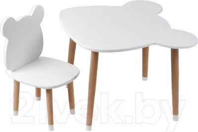Комплект мебели с детским столом Mega Toys Мишка / 71024/70024 от компании Бесплатная доставка по Беларуси - фото 1
