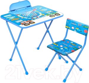 Комплект мебели с детским столом Ника КП2/БГ Большие гонки